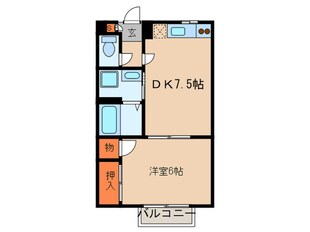 ハミング田島２の物件間取画像